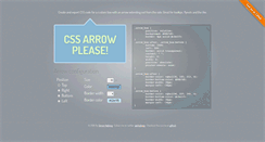 Desktop Screenshot of cssarrowplease.com