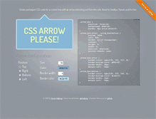 Tablet Screenshot of cssarrowplease.com